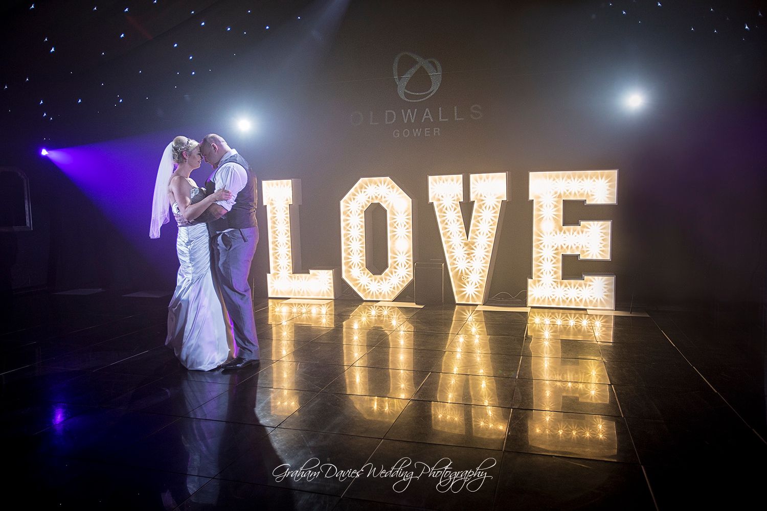 first dance at Old Walls Wedding