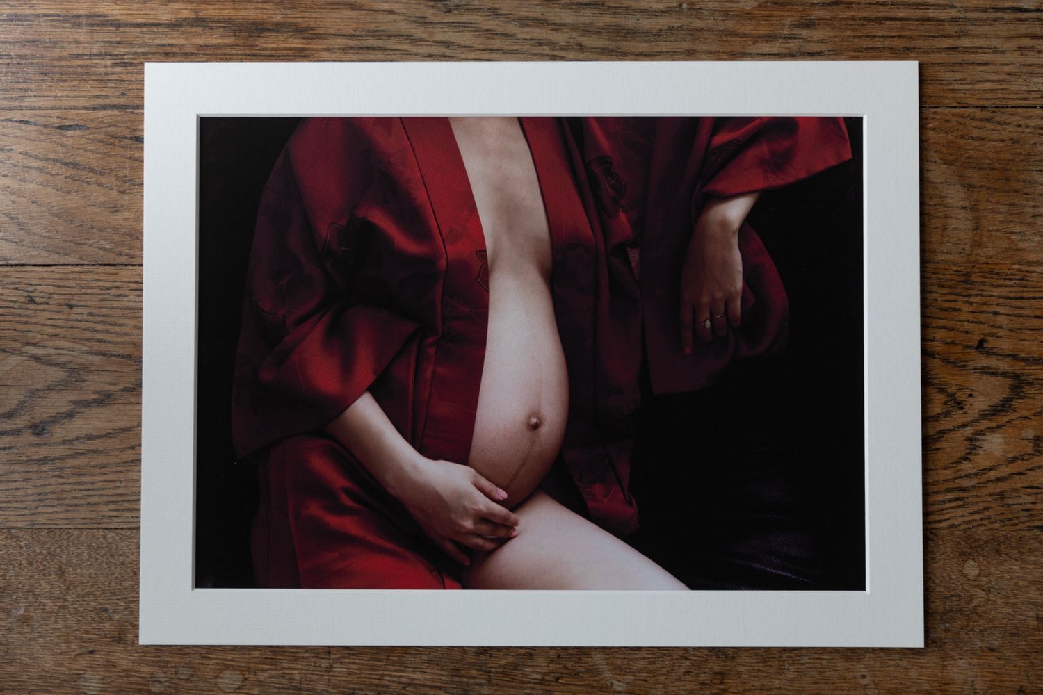 fine art matted print maternity pregnancy photographer london