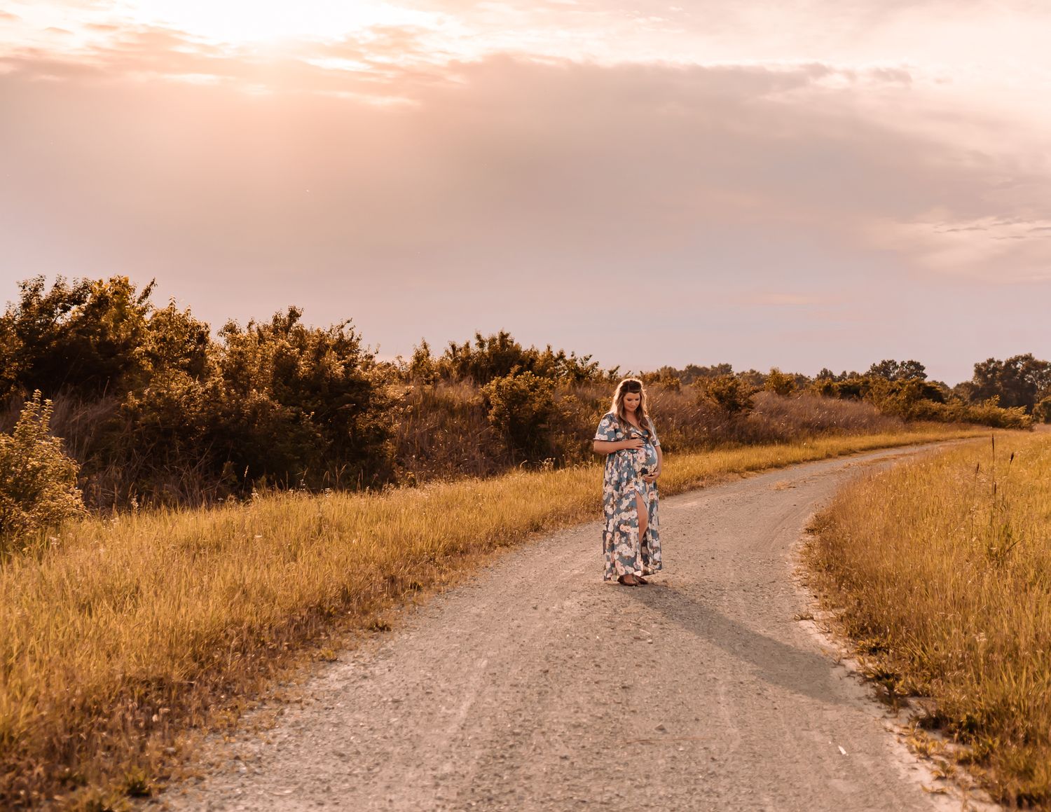 Sunset Maternity Session St. Charles, MO