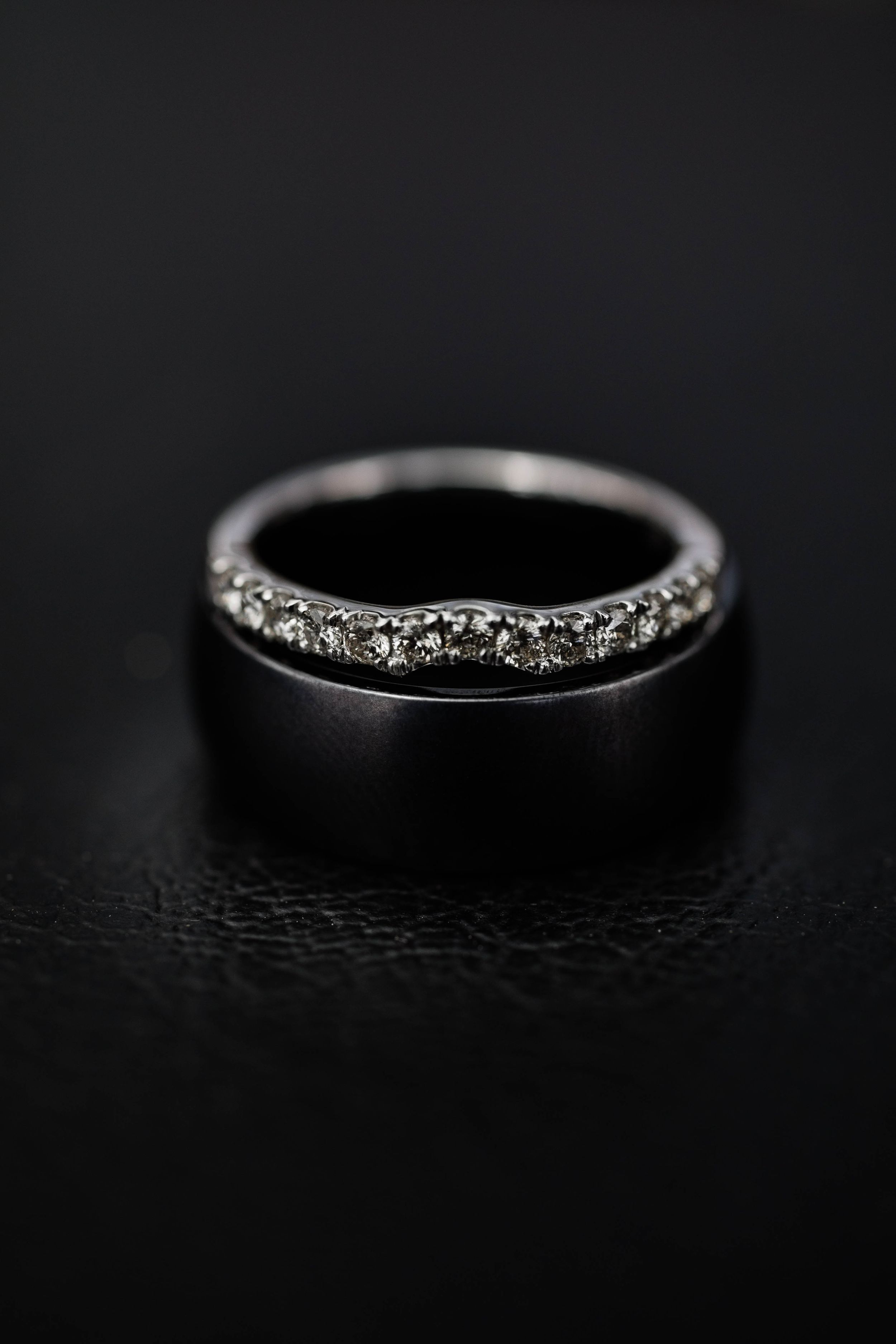 Wedding Rings macro photo