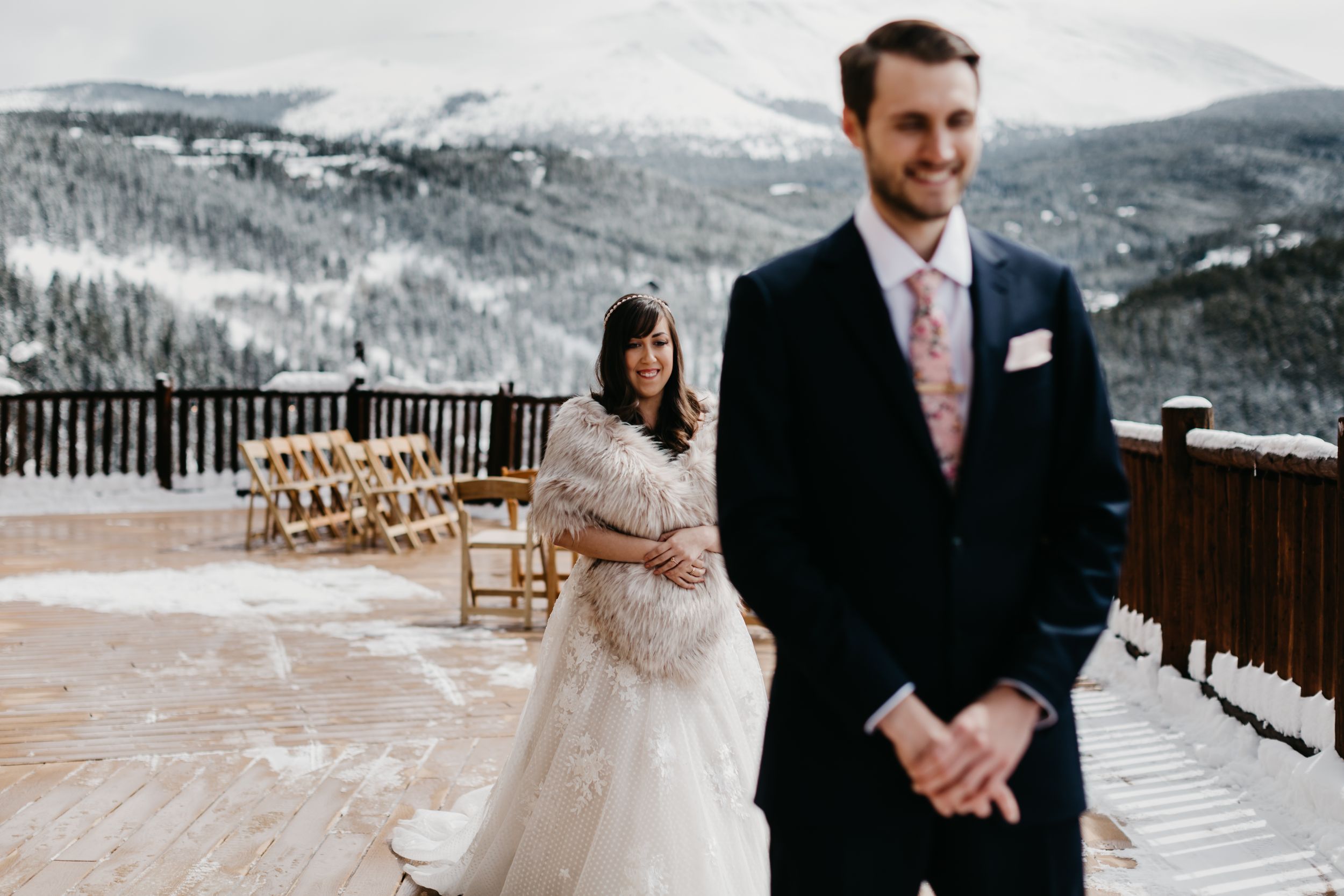 first look, Breckenridge, Wedding, portraits, the lodge, colorado, photographer, details, best CO weddings, winter