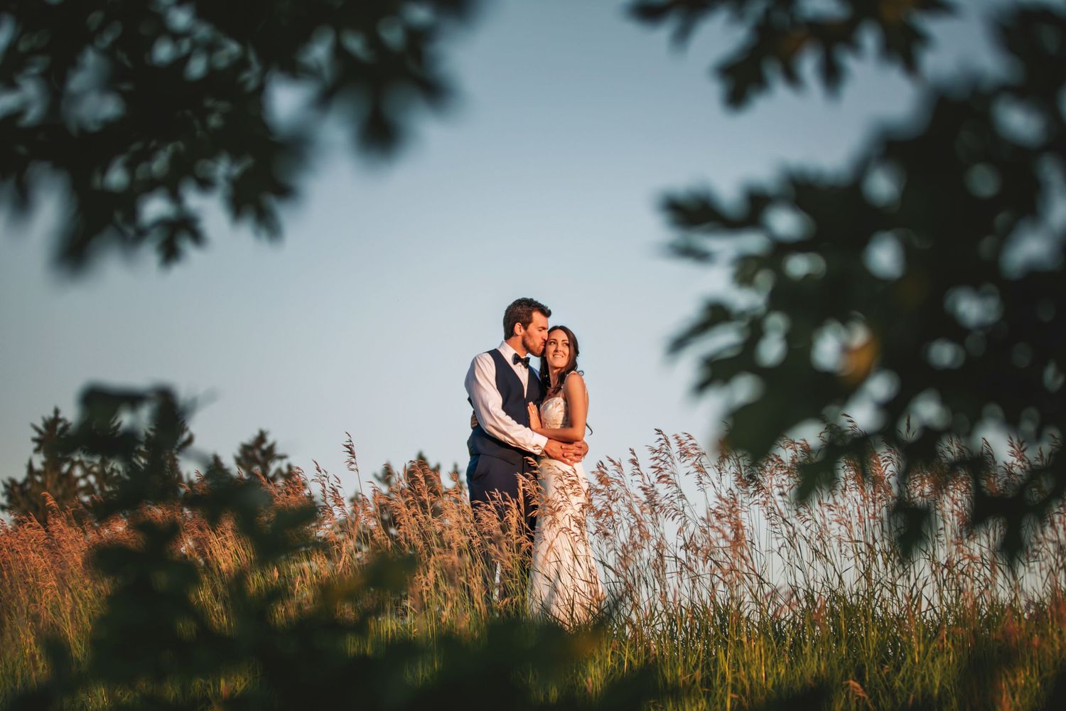 Whistle Bear Golf Club Sunset Wedding Photos