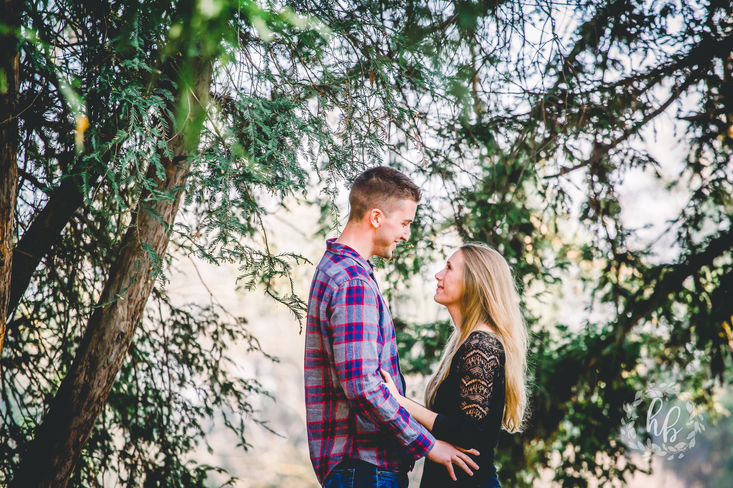 lakeside proposal engagement photos
