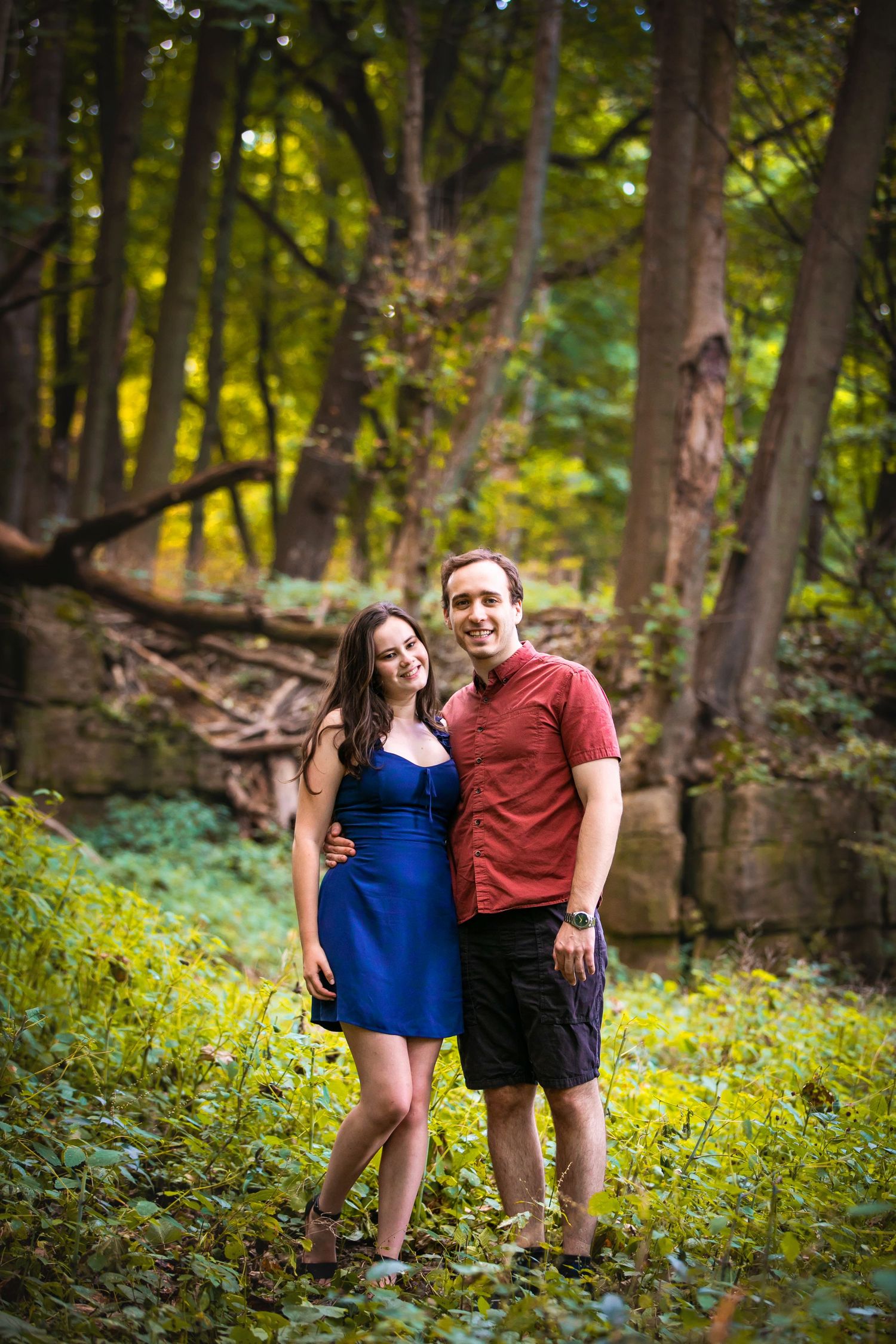 Sherman Falls Heritage Trail Ancaster Ontario Engagement Photos Shawn Van Daele