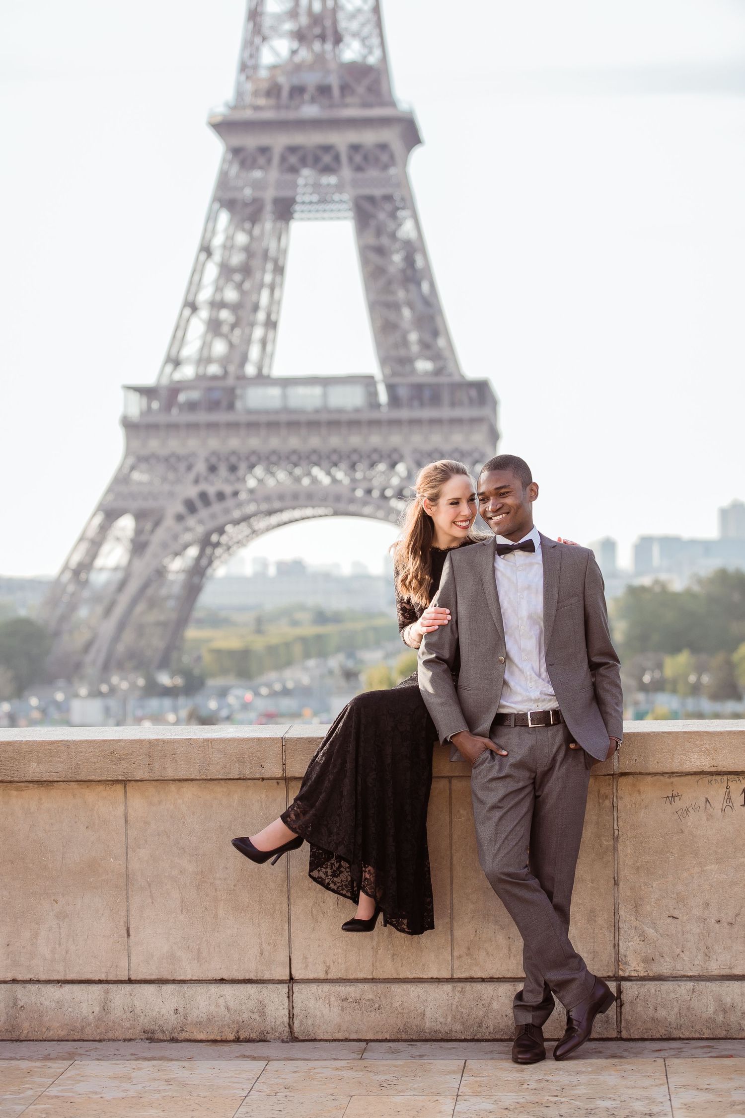 Portrait Session in front of the Eiffel Tower