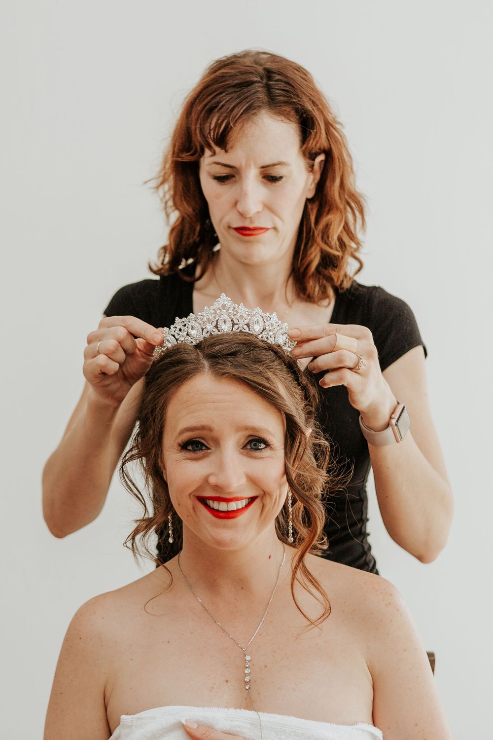 Colorado bride poses for a photo during her Loveland Wedding.