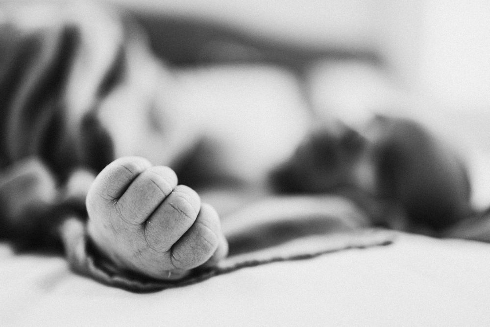 mckinney newborn photographer boy detail hand shot