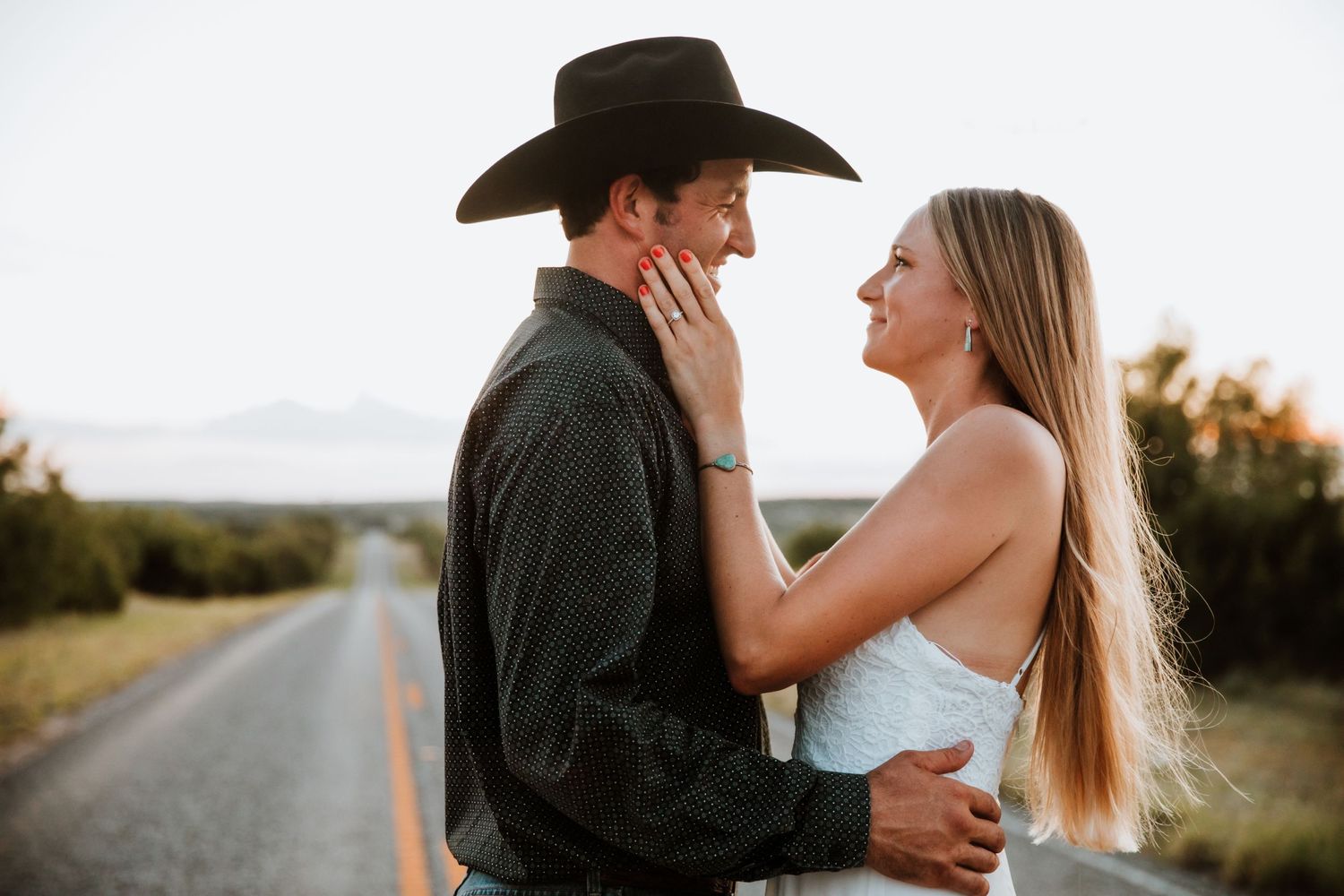 Engagement Session in Sweetwater, Texas by Carli Layton Photography, a Texas Wedding Photographer.