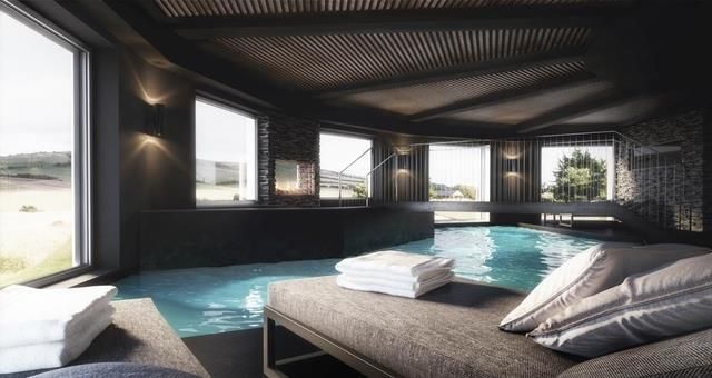 The spa area at the cave hotel
