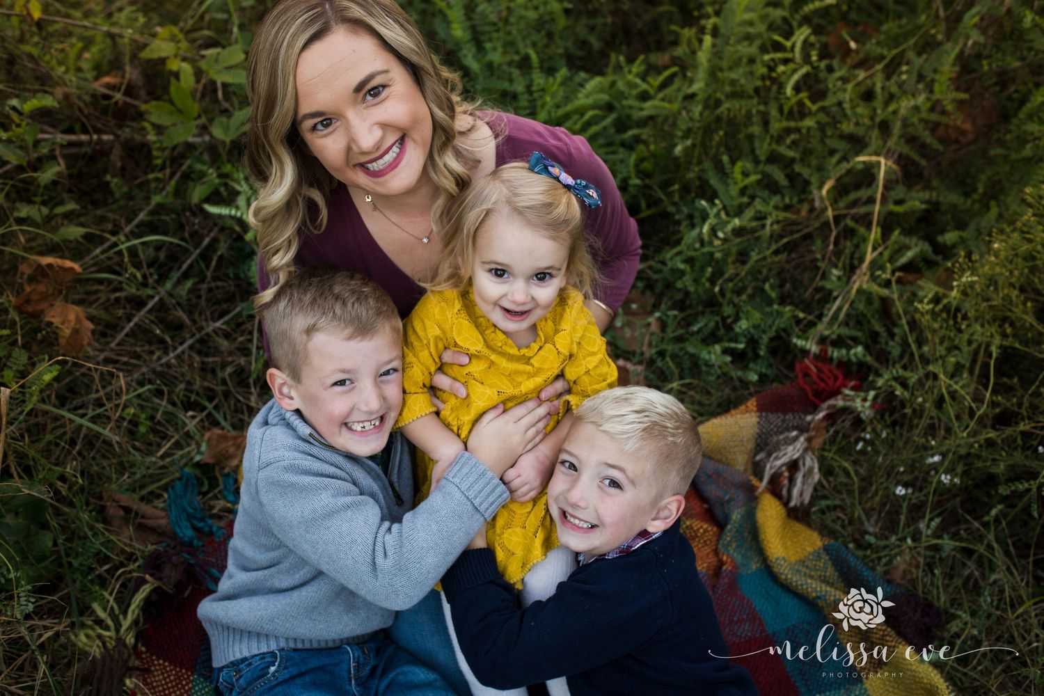 Momma and her three kids