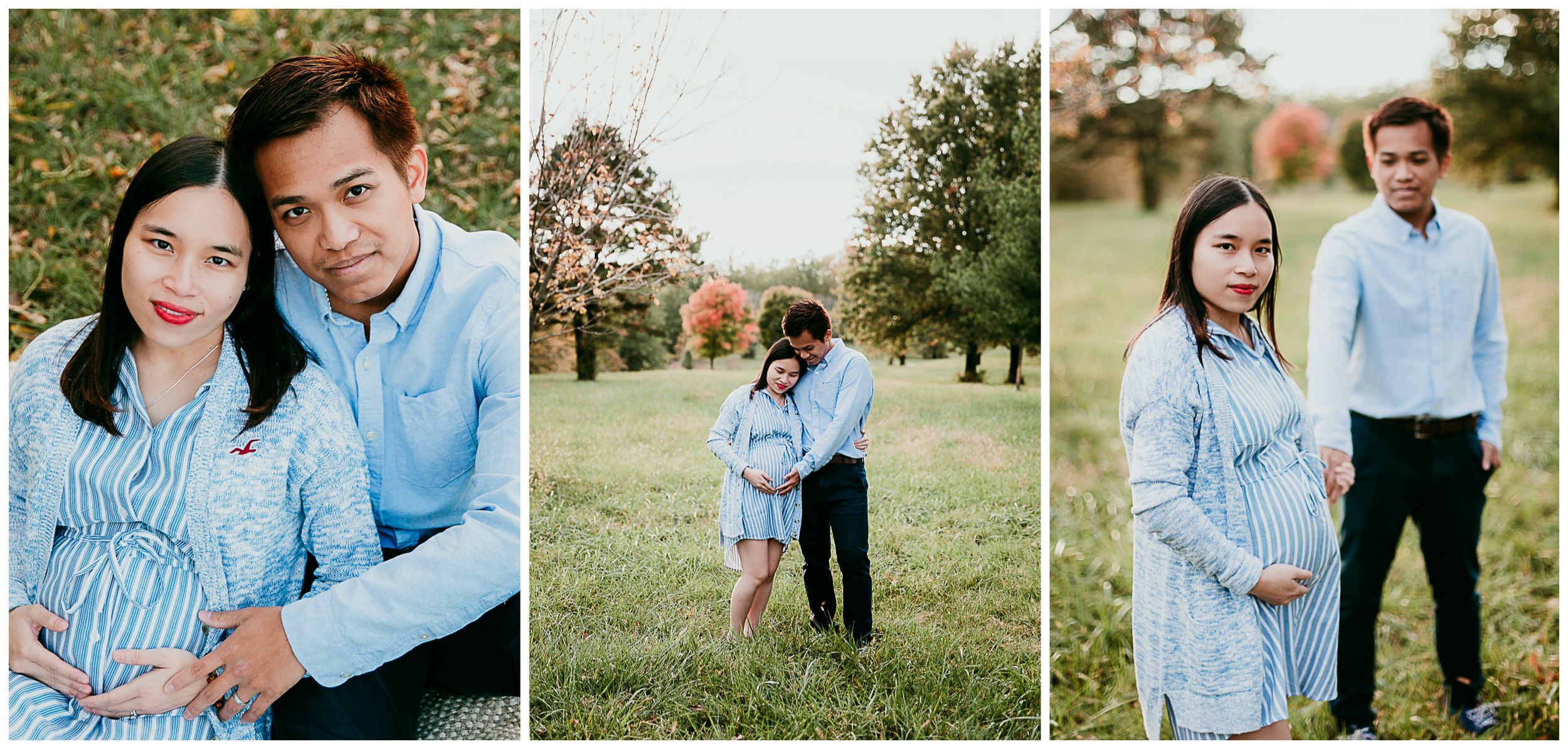 collage of images of man and pregnant woman together