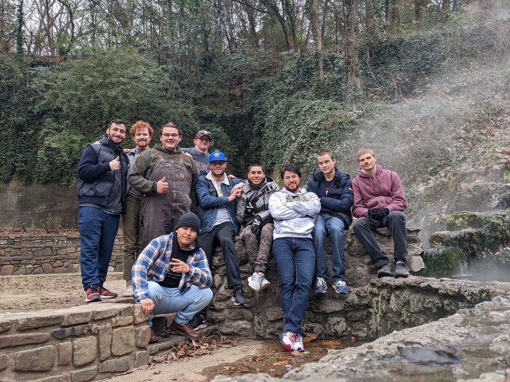 Group of friends enjoying each other in Hot Springs Arkansas.