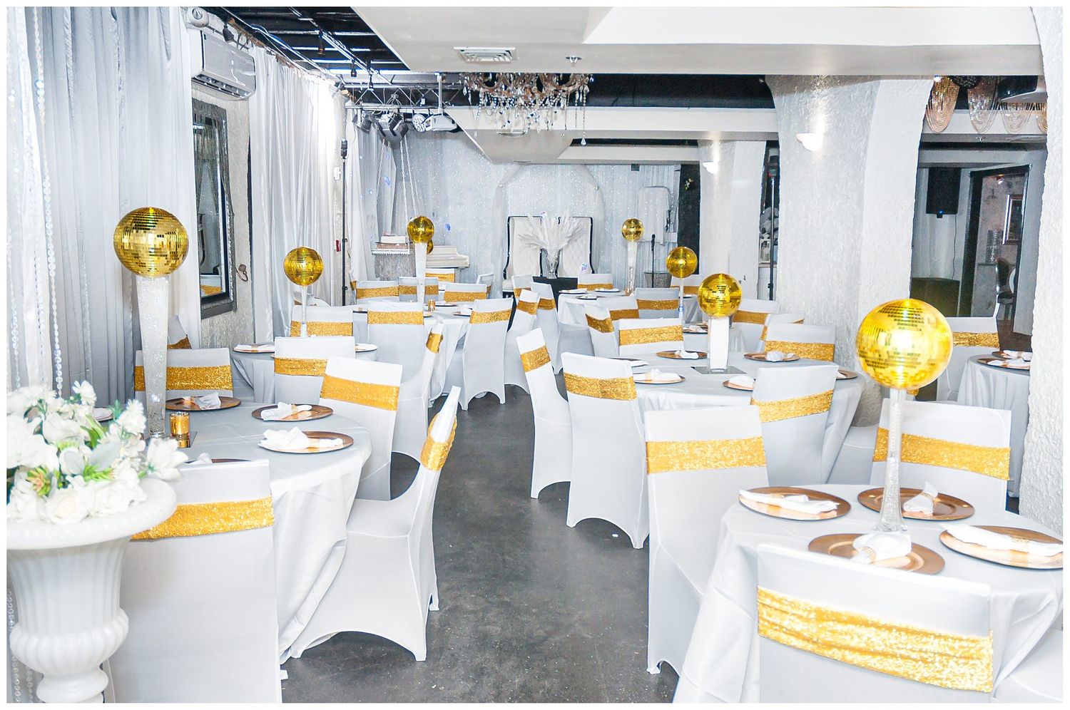 Hollywood Events Banquet Hall Broward event venue decor inspiration