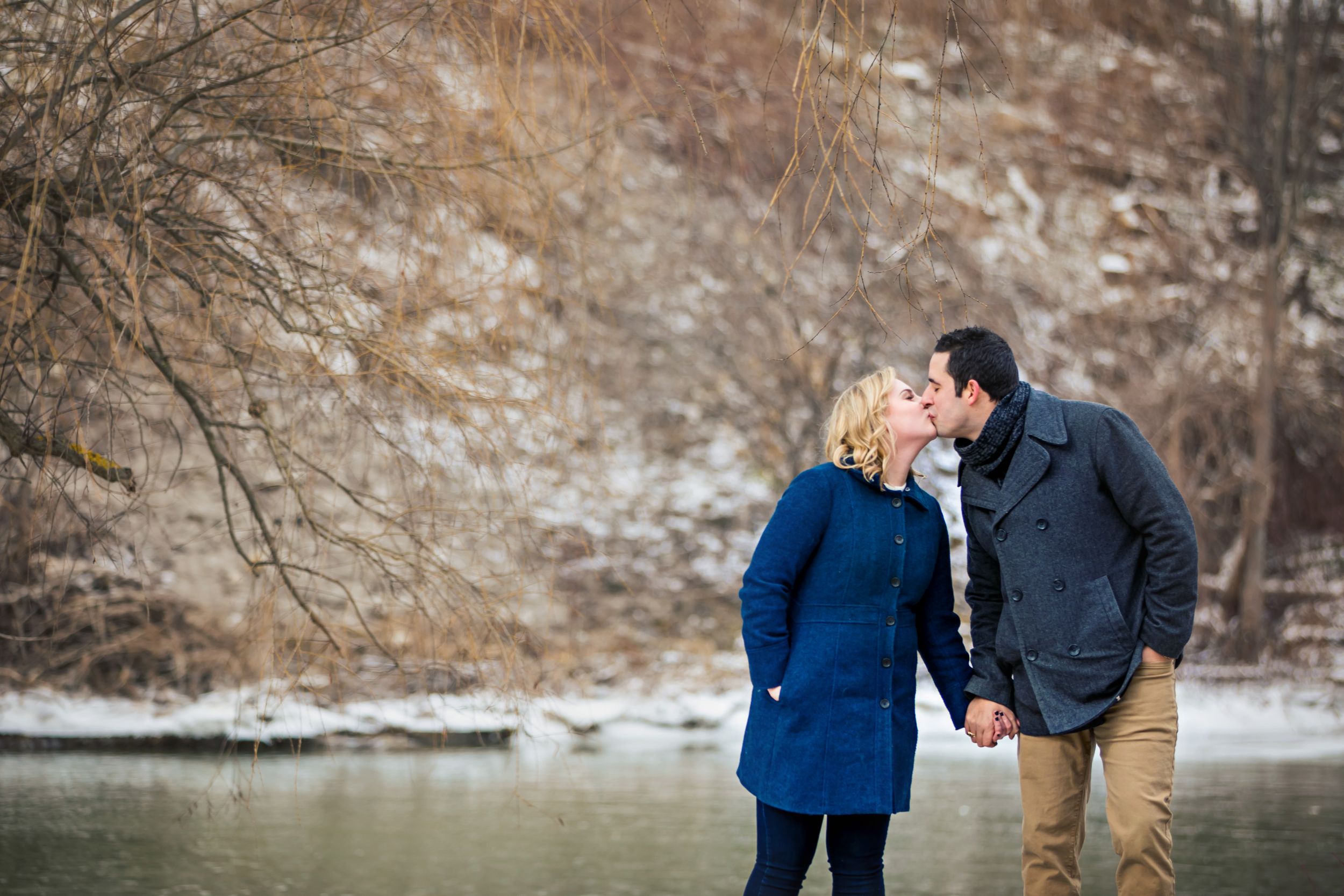 Winter Engagement Photos Arva Mill London Ontario Photographer Shawn VanDaele
