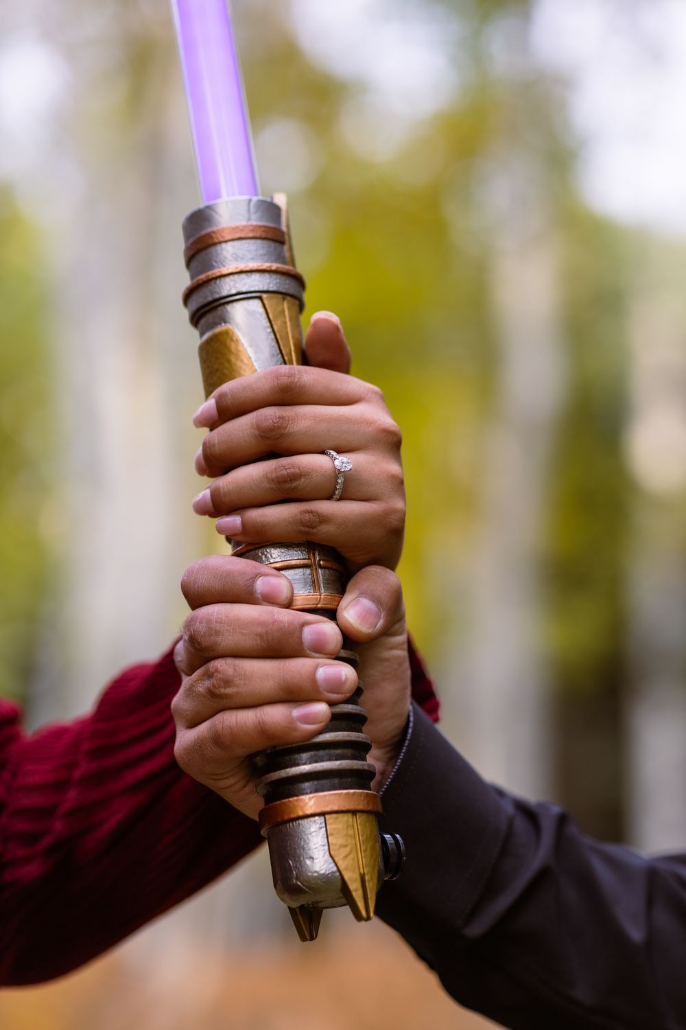 Lightsaber Engagement session
