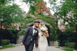 Bride and groom  photo by the dallas wedding photographer