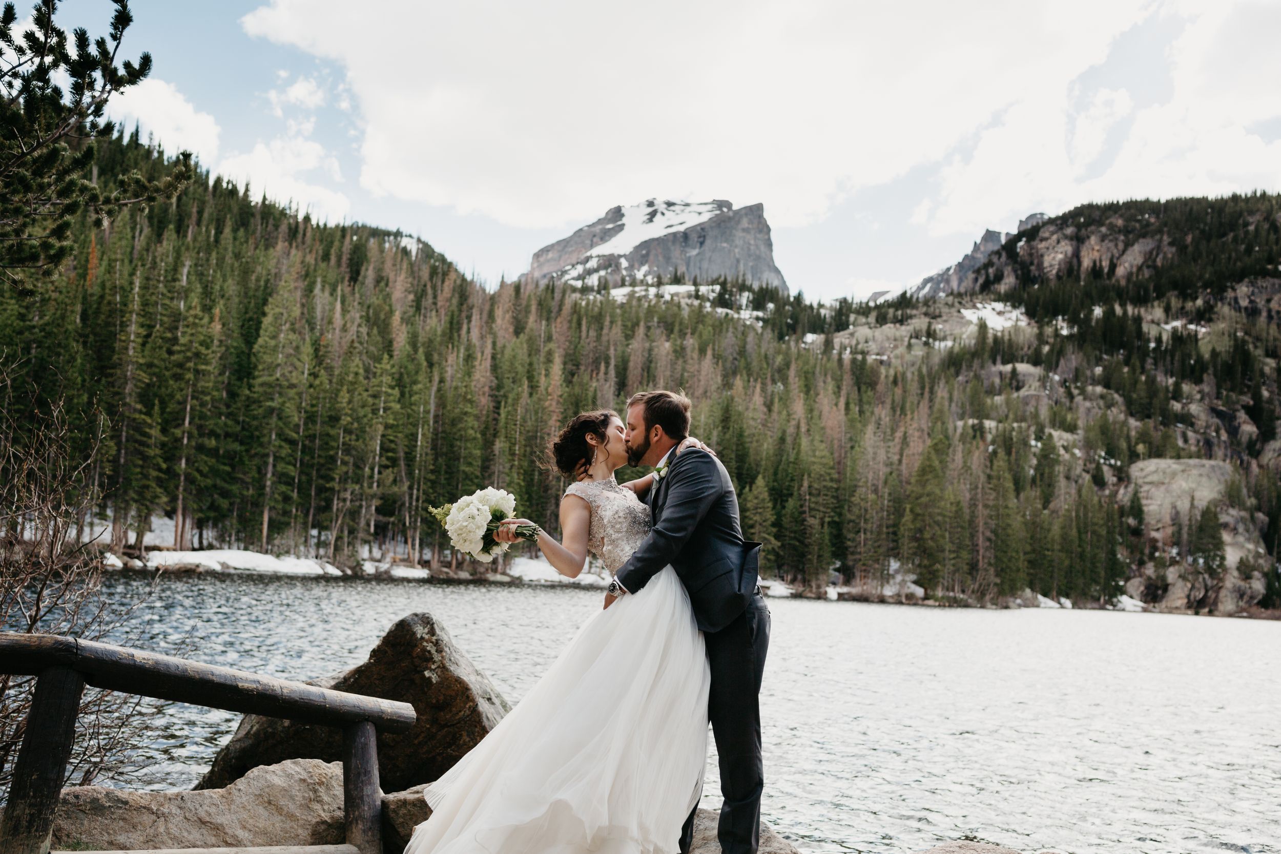 couple portraits, forest, rmnp, ymca, ceremony, photography, colorado, estes park, forest wedding, classy, timeless
