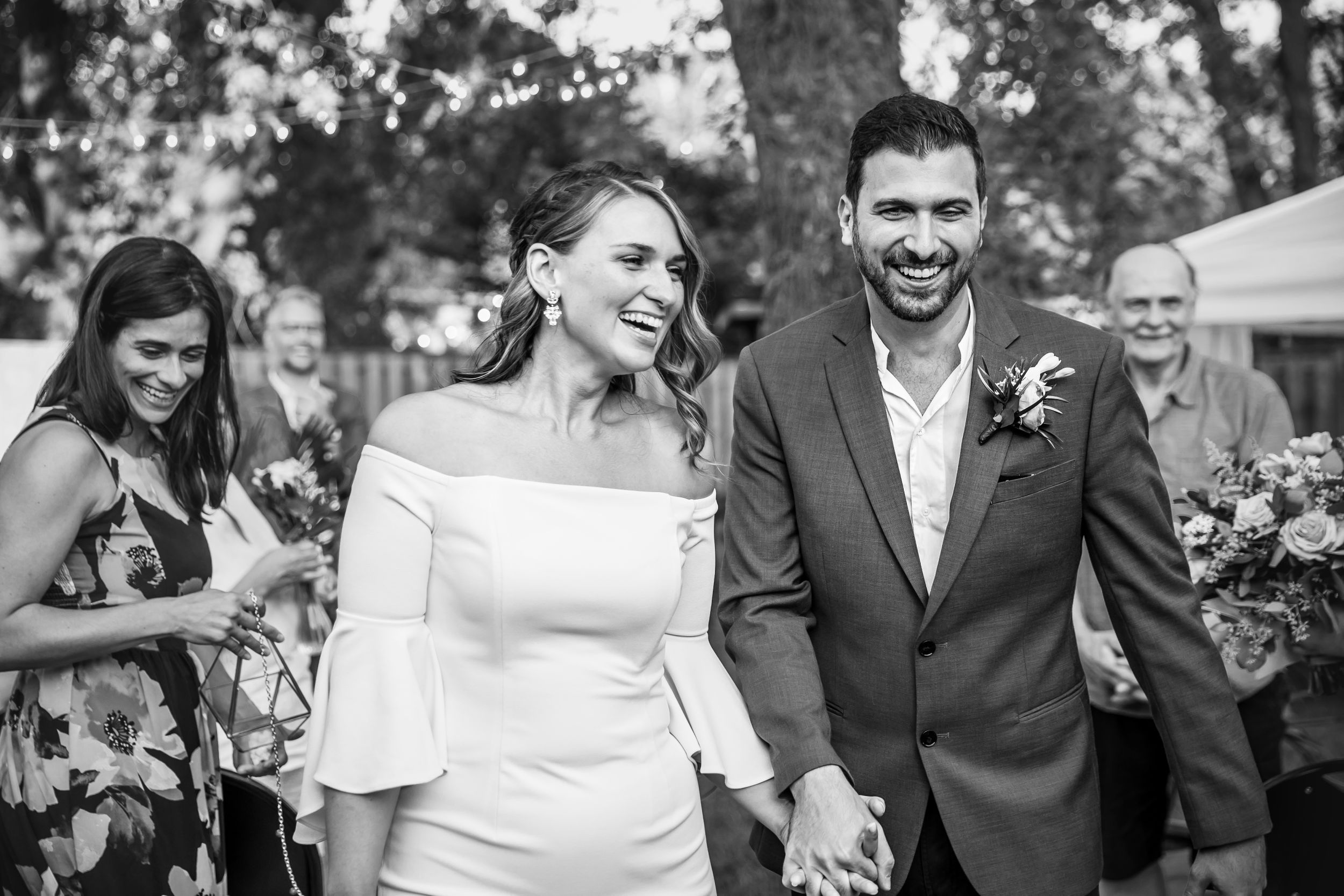 London Ontario Surprise Backyard Pop Wedding Photography by Shawn Van Daele