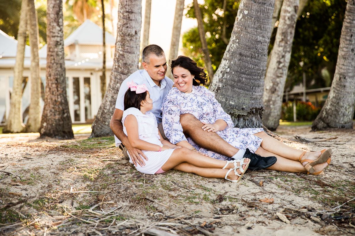 Family Portraits at Palm Cove Beach Cairns