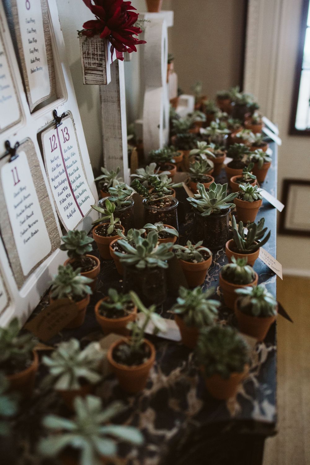 plant party favors, inspiration, winter wedding, Colorado reception ideas, classy wedding decor, best photographer in CO