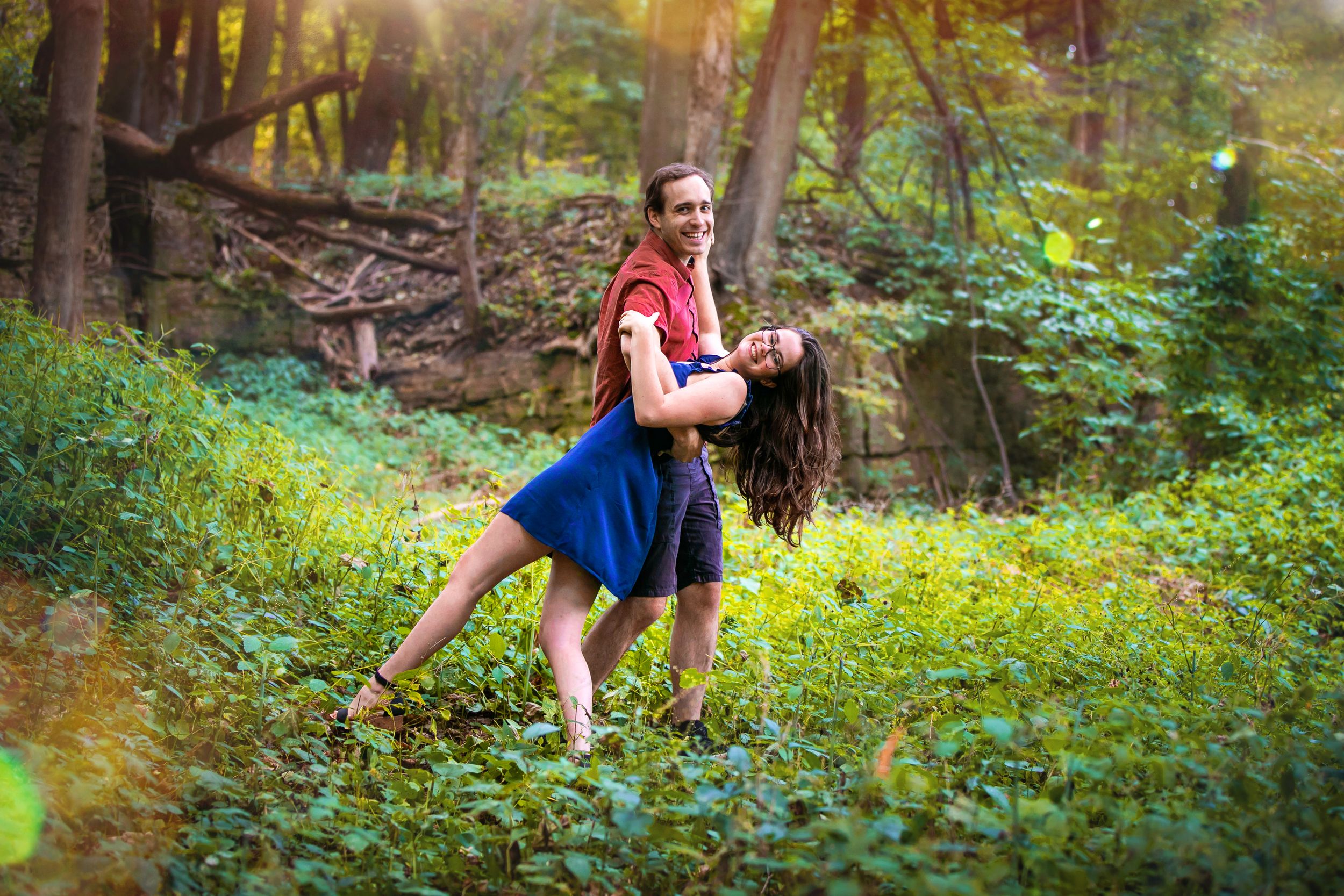 Sherman Falls Heritage Trail Ancaster Ontario Engagement Photos Shawn Van Daele