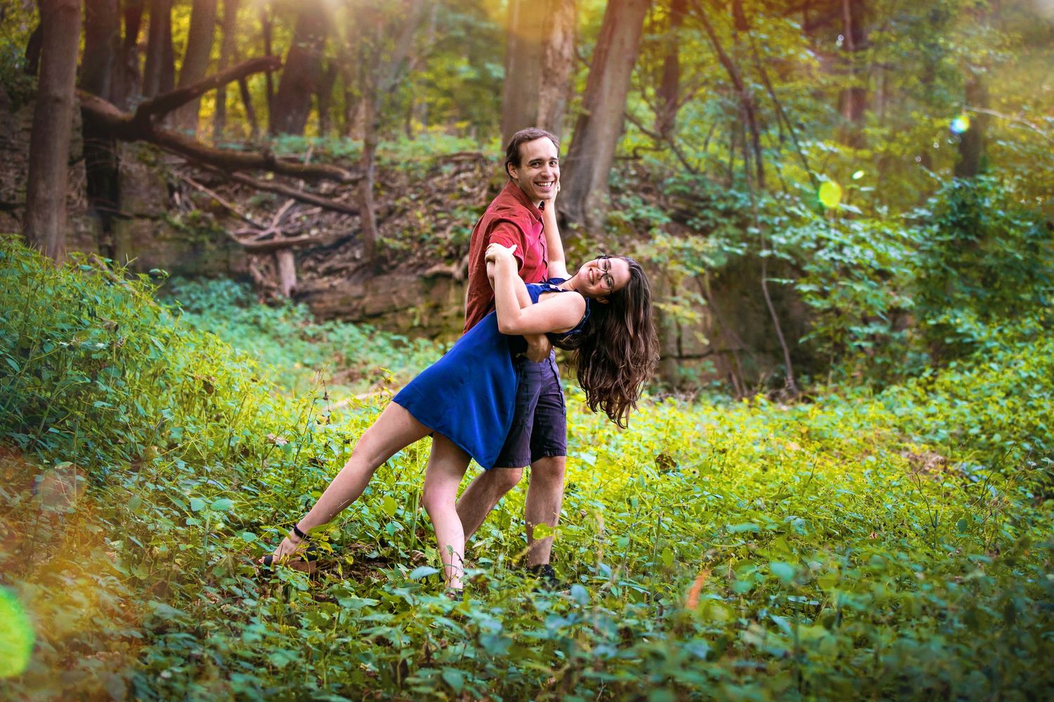 Sherman Falls Heritage Trail Ancaster Ontario Engagement Photos Shawn Van Daele