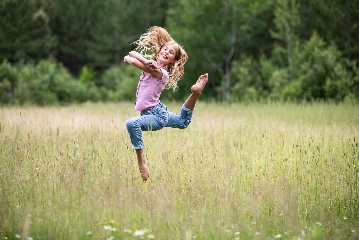 Field Dancing, Dancer Doing Jump, Jump, Dancer, Dance Pose, Dance by aKaiserPhoto, Dance Photographer