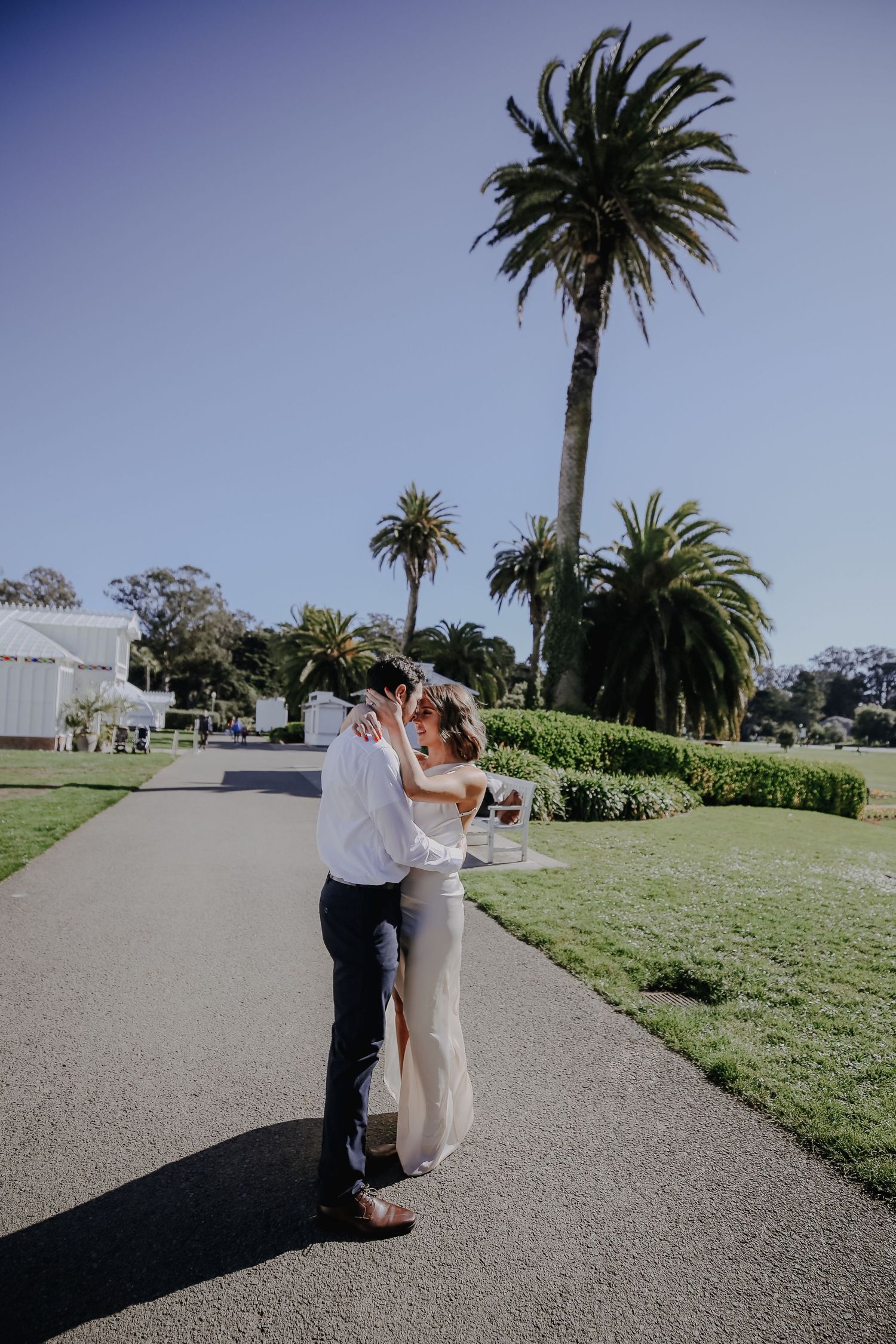san francisco engagement session, conservatory of flowers engagement session, san francisco engagement photographer