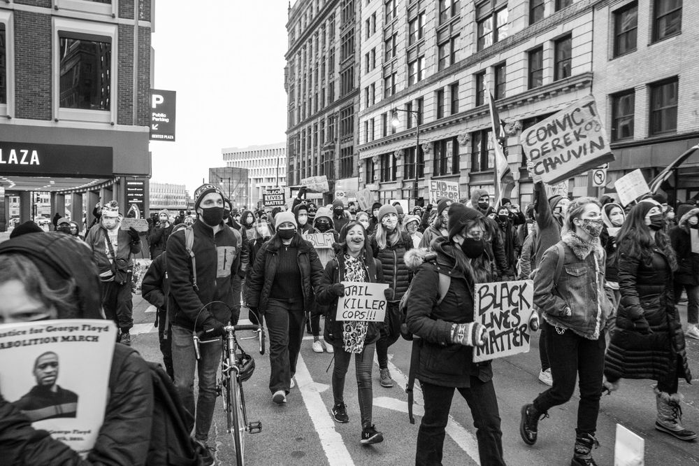 Justice for George Floyd. Boston, MA Protest