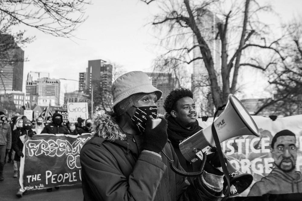 Justice for George Floyd. Boston, MA Protest