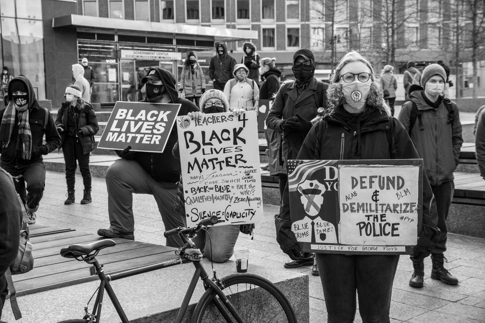 Justice for George Floyd. Boston, MA Protest