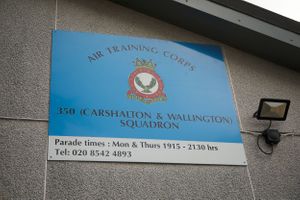 350 (Carshalton & Wallington Squadron) Sign