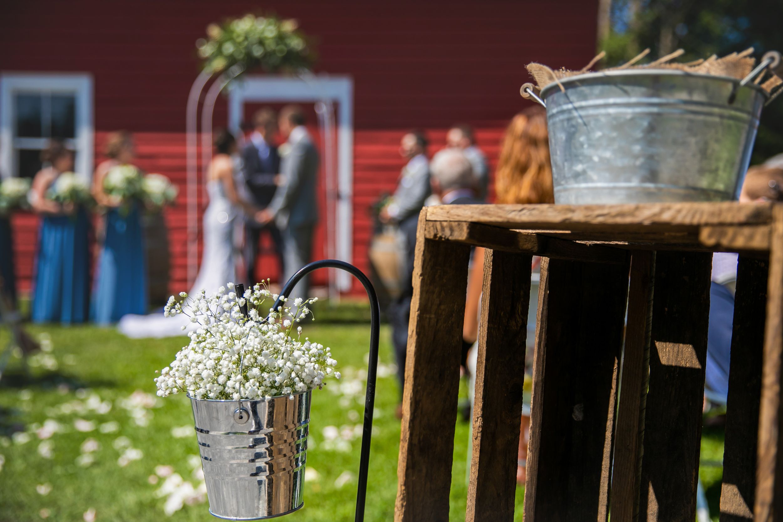Rustic Backyard Farmhouse Wedding Photos Colborne Ontario by Shawn Van Daele