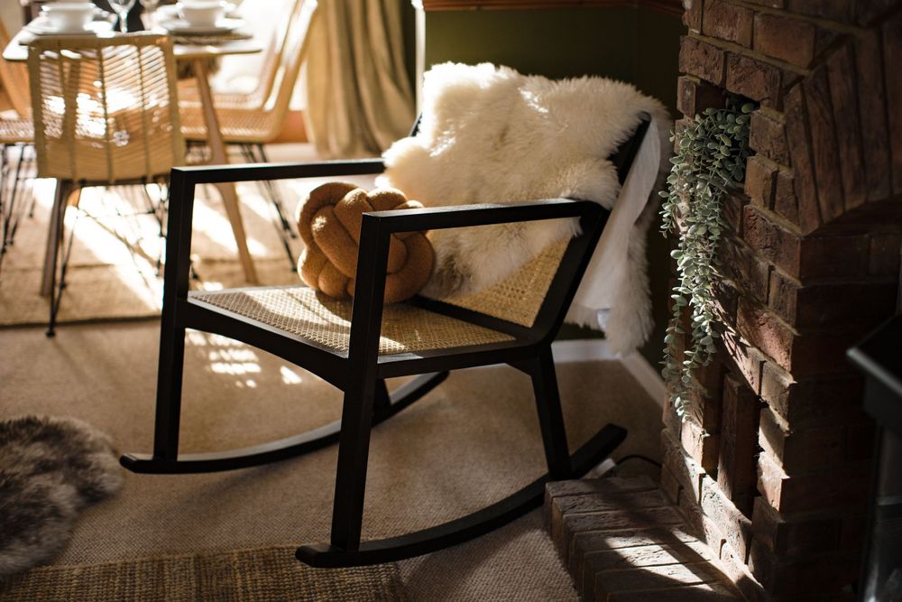 Gloucestershire Real Estate Property Photographer rocking chair