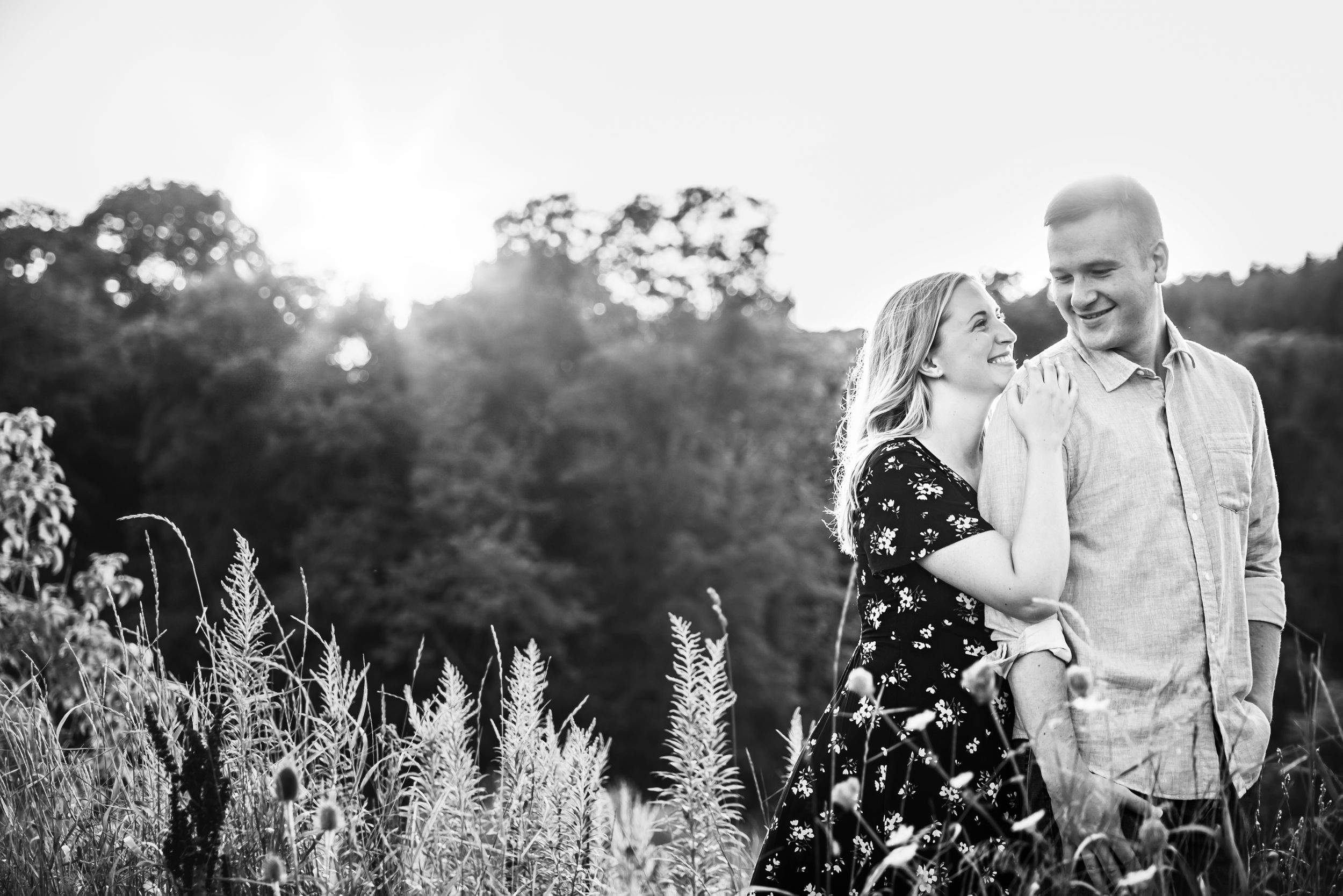 Dreamy summer engagement photos in Dundas and Ancaster Ontario by London wedding photographer Shawn Van Daele