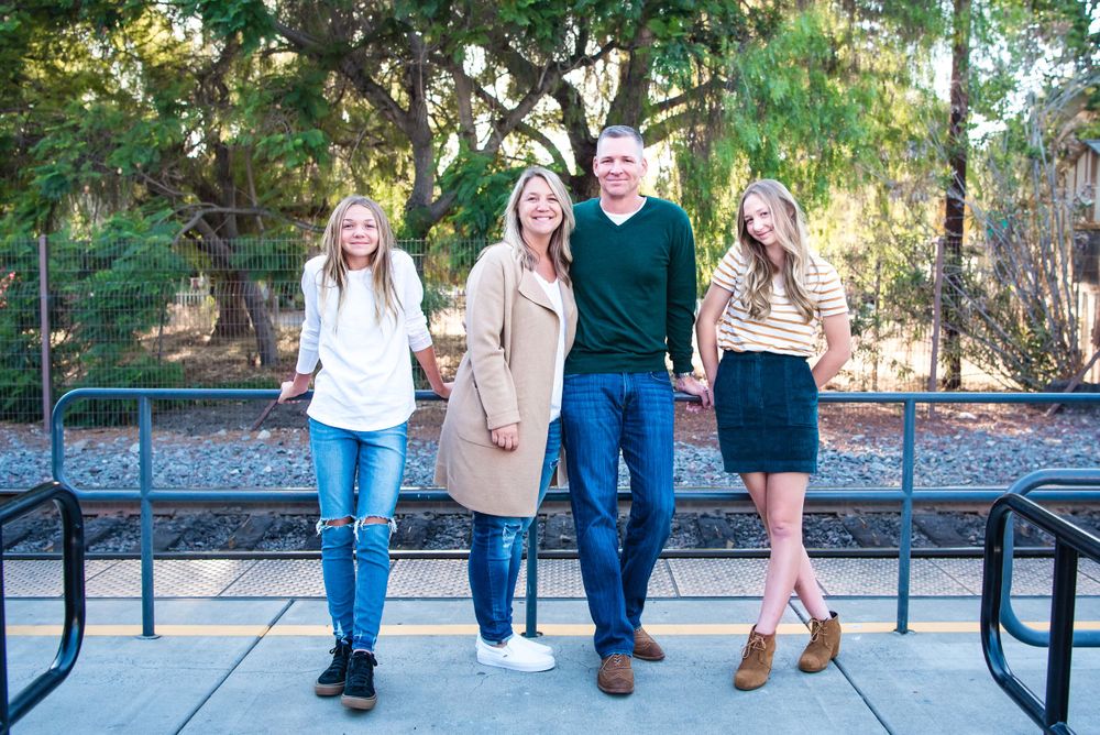 Photo of a family in San Juan Capistrano, CA