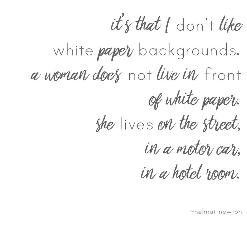 helmut newton quote