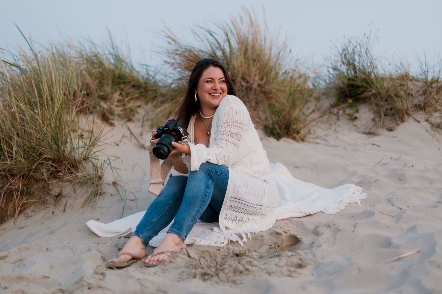 beach photoshoot branding hampshire