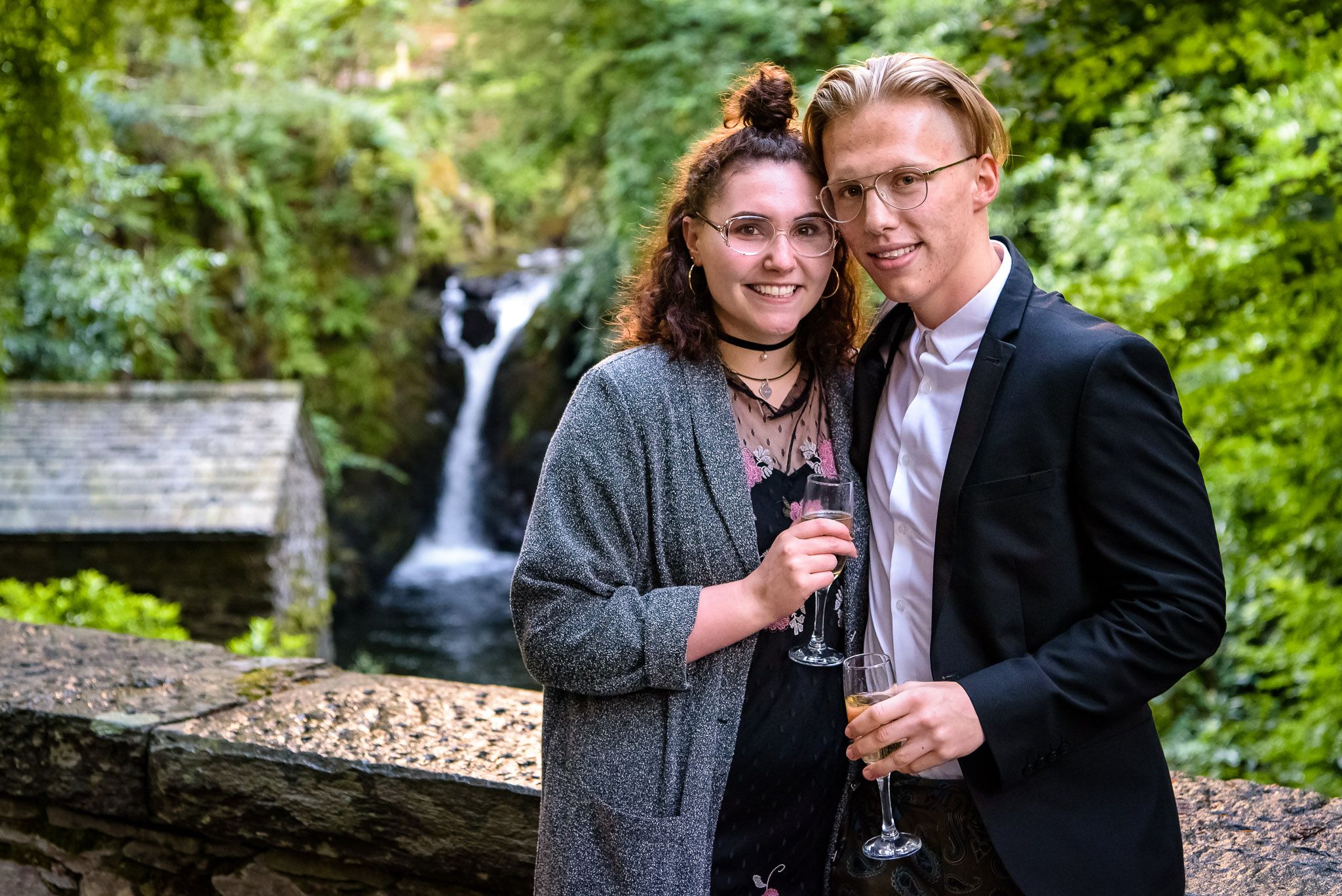 Surprise proposal at Rydal Hall in Lake District