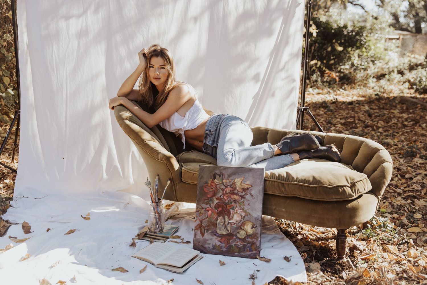 santa cruz portraits lifestyle branding model jewelry levis