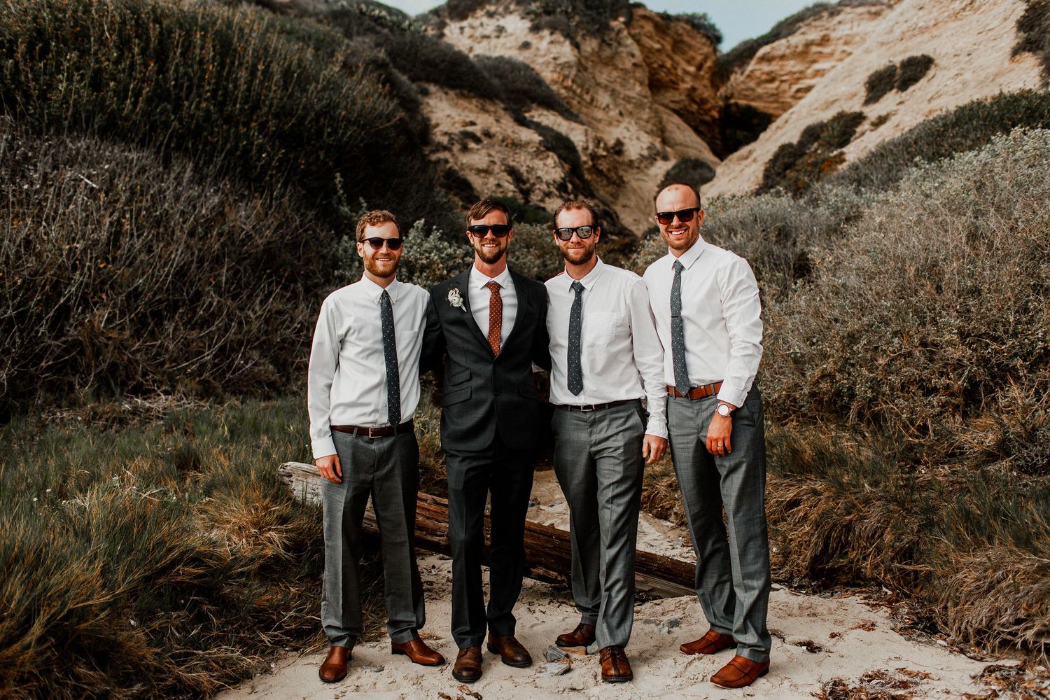 Crystal Cove State Park Wedding Party - Chelly&Luke WEDDING - Mike Yoon Photo