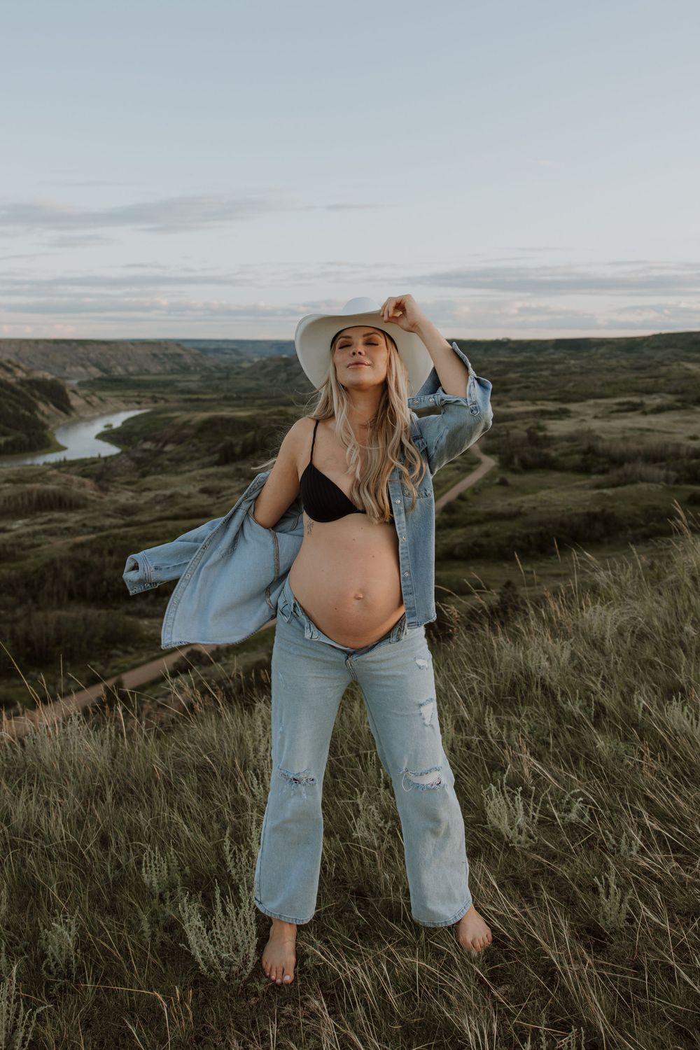 western maternity photography