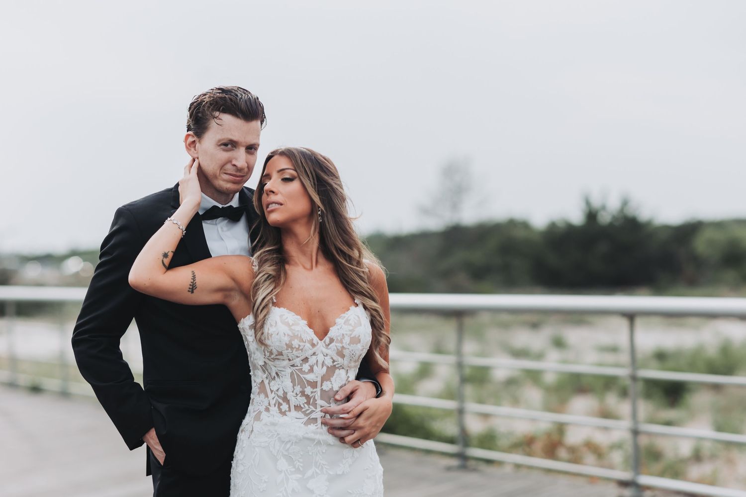 Gatsby on the Ocean- Bridal Portraits. Long Island Wedding on Jones Beach