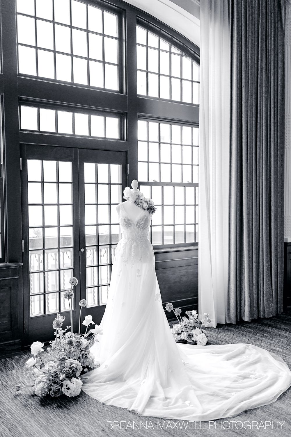 A Garden Party Inspired Wedding - The Tea Room in downtown Des Moines, Iowa.