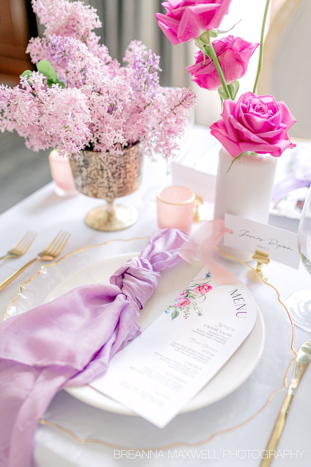A Garden Party Inspired Wedding - The Tea Room in downtown Des Moines, Iowa.
