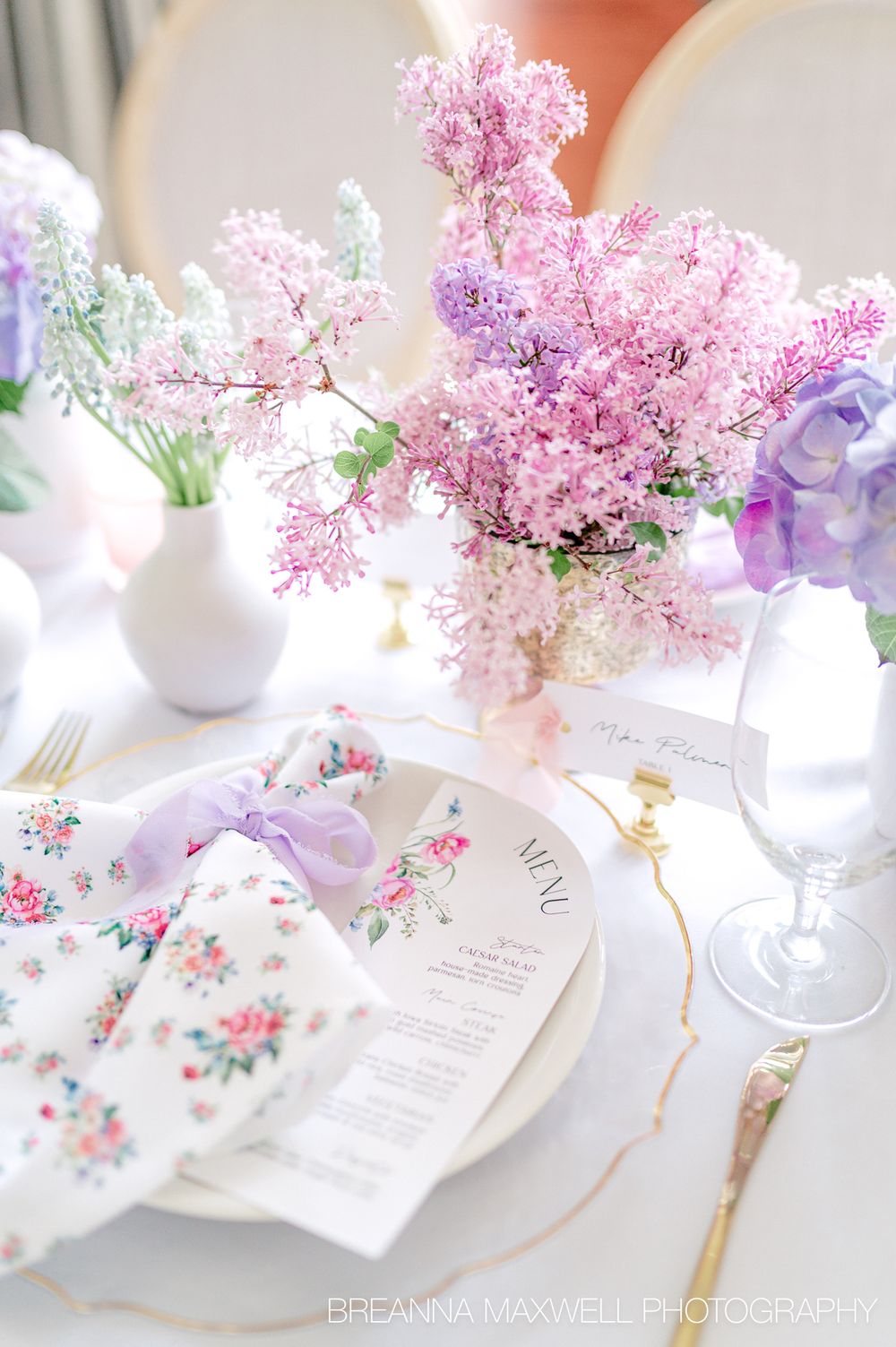 A Garden Party Inspired Wedding - The Tea Room in downtown Des Moines, Iowa.
