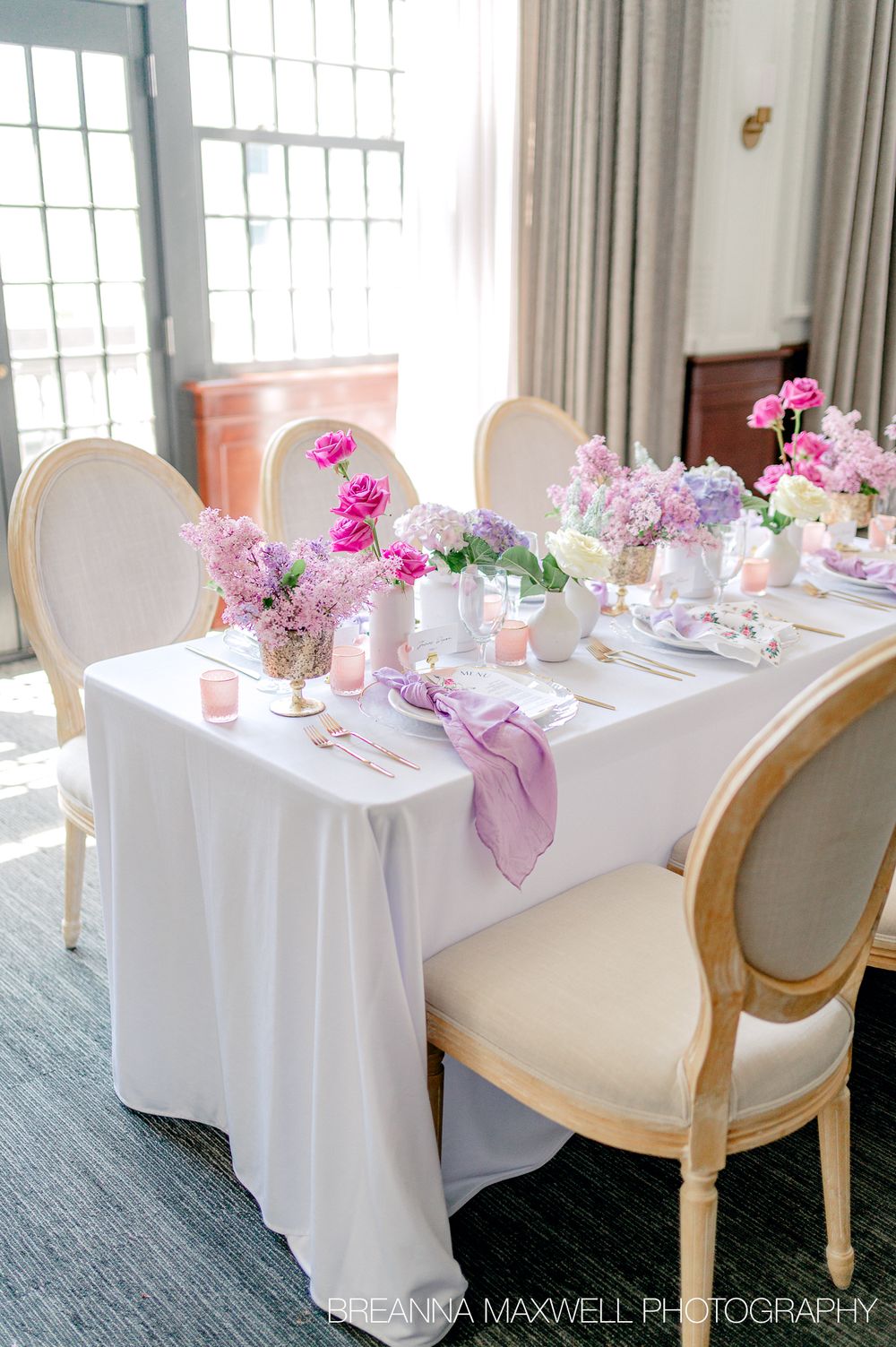 A Garden Party Inspired Wedding - The Tea Room in downtown Des Moines, Iowa.