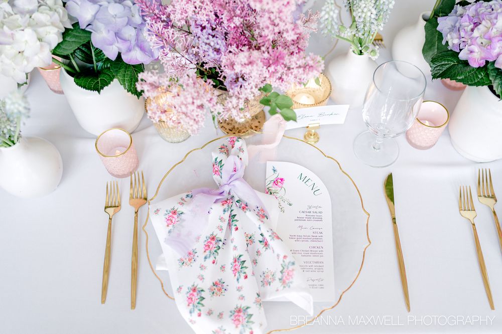 A Garden Party Inspired Wedding - The Tea Room in downtown Des Moines, Iowa.
