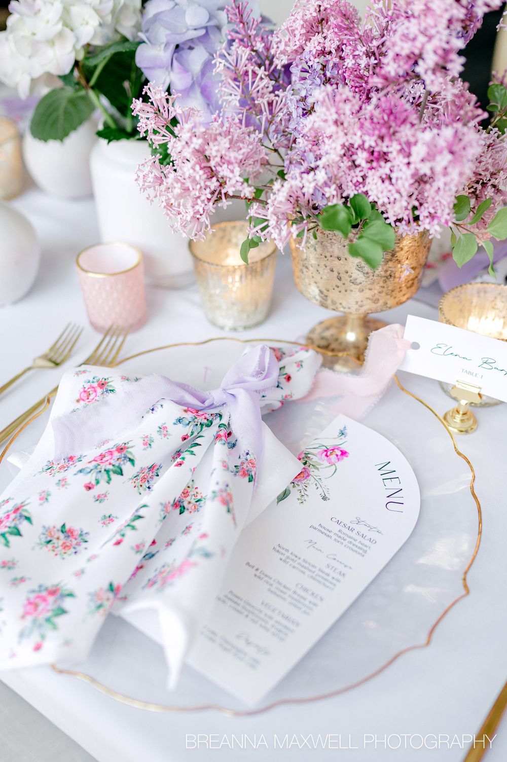 A Garden Party Inspired Wedding - The Tea Room in downtown Des Moines, Iowa.