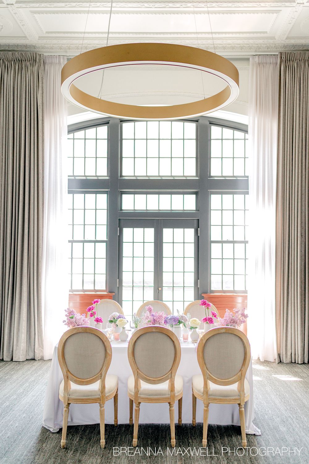A Garden Party Inspired Wedding - The Tea Room in downtown Des Moines, Iowa.